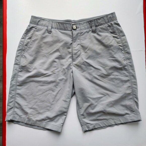 Under Armour flat front short grey men's size 34 - Picture 1 of 12